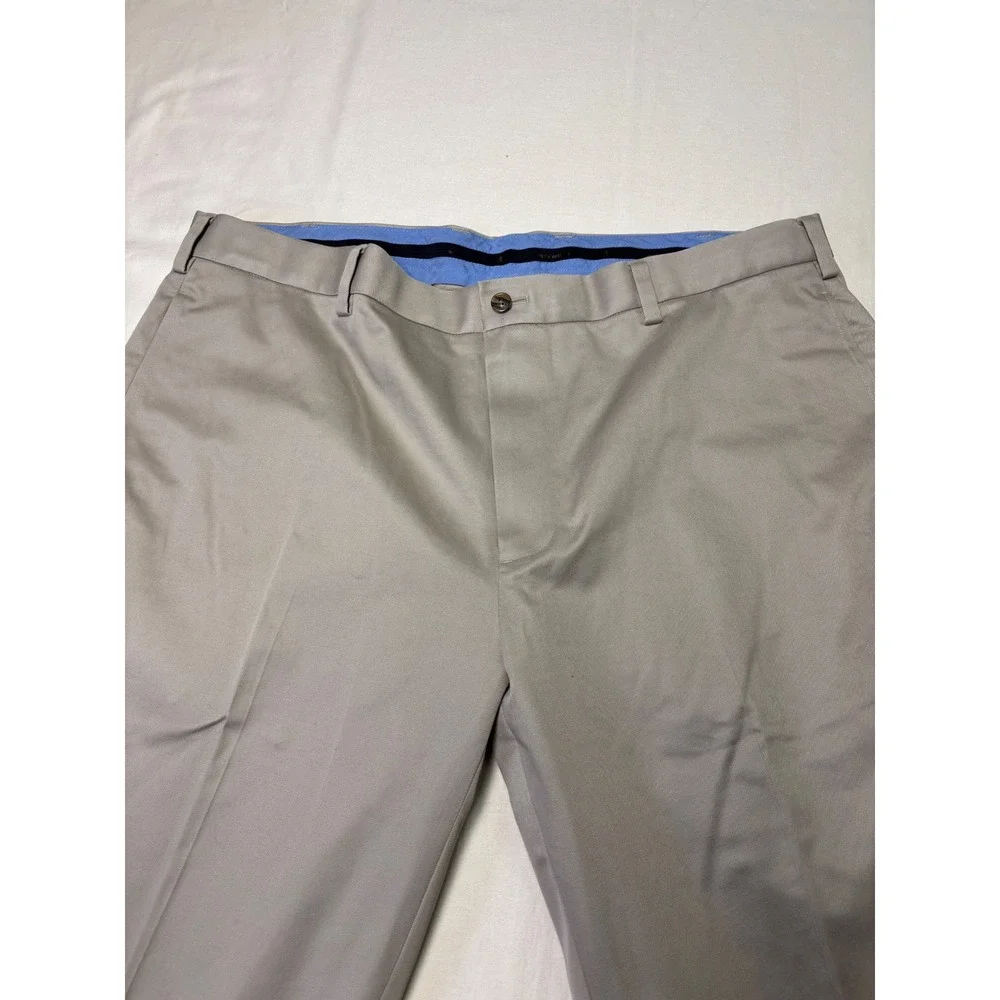 Brooks Brothers Advantage Chino‎ Stretch Clark Fit Khaki Pants Mens 40x35 Tan